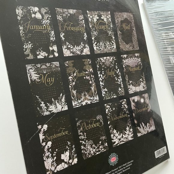 2 Moon Flowers 2017 Calendars for DIY ideas - Picture 6 of 9